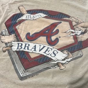 Vintage 1993 MLB Starter Atlanta Braves T-shirt